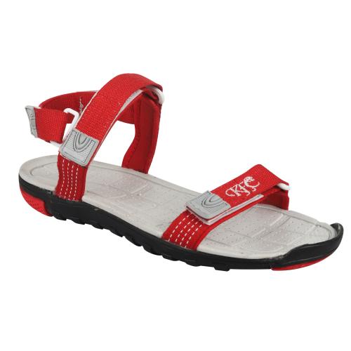 KFC Red & Grey Colour Men Sandals
