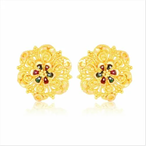 NIMZ Gold Plated Earrings (Men And Women)