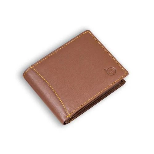 BAGMAN Wallet for Men | Genuine Leather Bi-fold Wallet | RFID Protected | 6 Card Slots, 3 ID Card Slots, 2 Currency Slots | Stylish Men's Wallet - Gift for Him