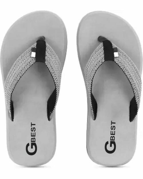 GBEST Men Flip Flops Slippers Grey