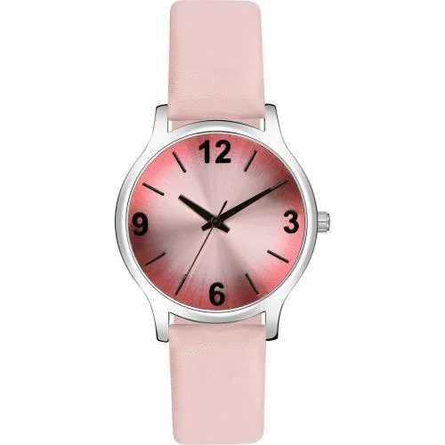 DAINTY Trendy Pink Watch Designed Pink Mesh Dial Analog Pink Dial Pink Strap Watch for Girls