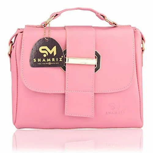 Shamriz Bag For Women Tassel Sling Bag With Adjustable Strap Handbag (Pink)