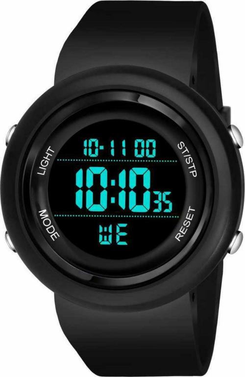 YOUTH CLUB Black Dial Black Strap Digital Watch for Boys and Girls (DG-1257)