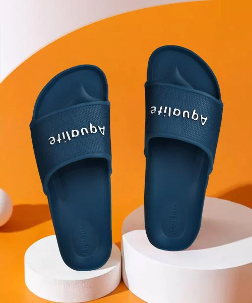 Aqualite Modern Blue Washable Sliders for Men