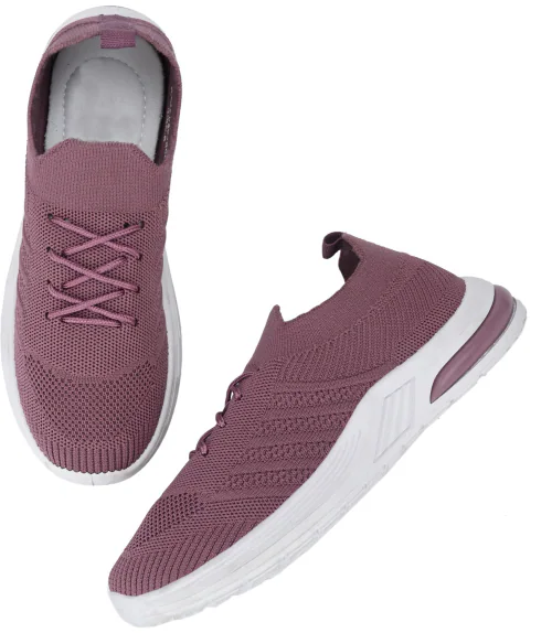 Buy Nobelite Mauve Sports Shoes For Women-41204 Online at Best