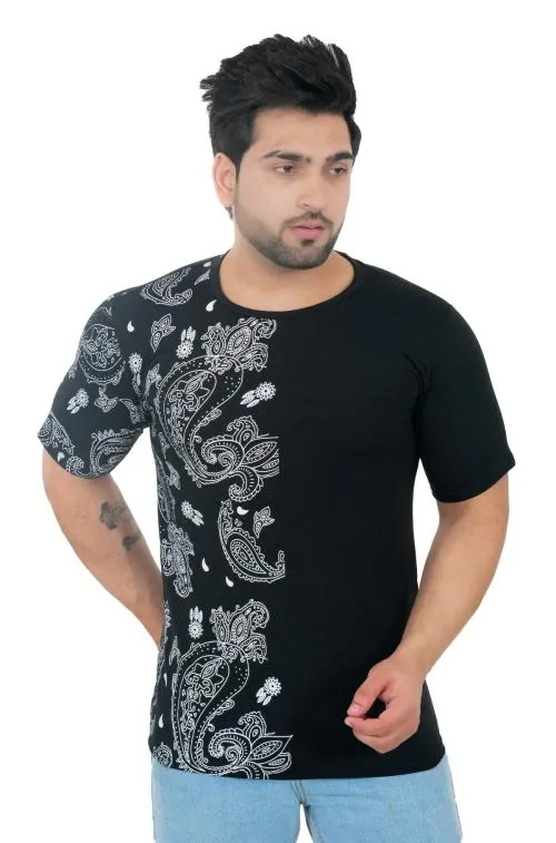 Buy Regular Fit SKYBEN Branded TShirt For Men In Polycotton Fabric