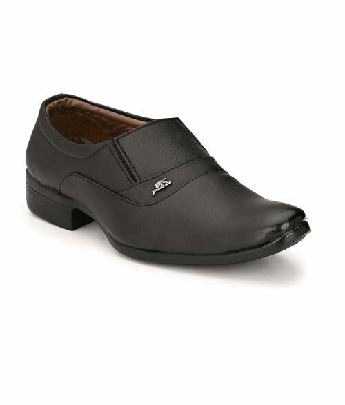 Stylelure Men Black Formal Shoes (Black)