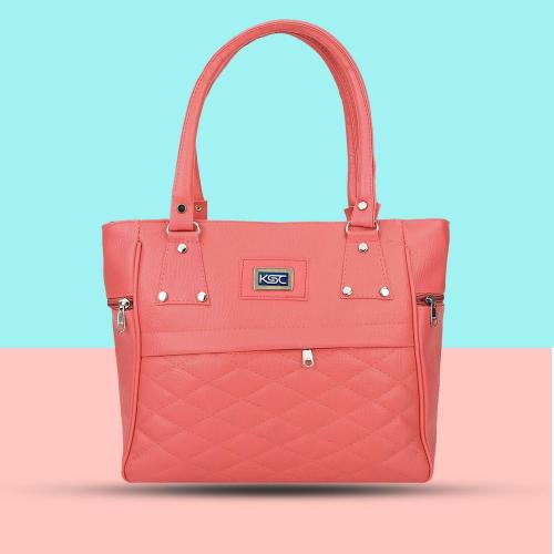 PLAMA Pink Pu For Women Handbag