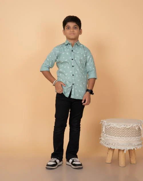 The Tinge Boy's Regular Fit Shirt, 13 Years-14 Years (10250 TS)