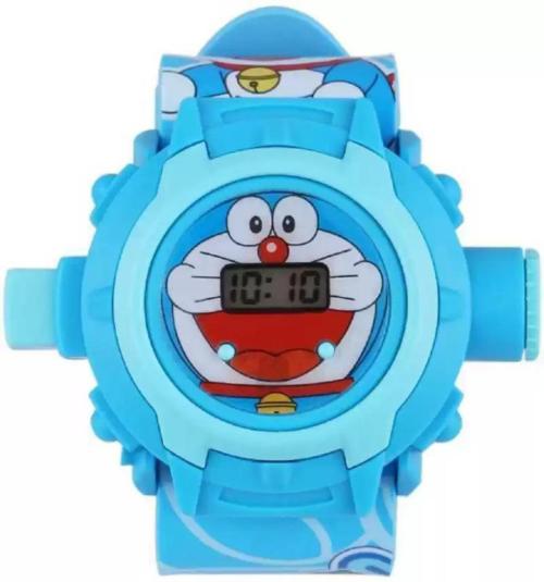 Qaliba Digital Blue Dial Blue Strap Watch For Boys And Girls