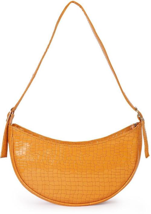 Aliza Yellow Artificial Leather For Handbags & Clutches