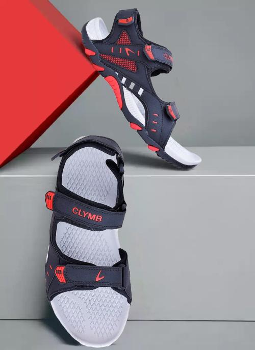 CLYMB Phylon-3 Red Lightweight,Comfort,Summer,Trendy,Walking,Outdoor,Stylish,Home,Daily Use Sandal Men