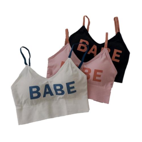Women Bralette Lightly Padded Bra Word Name Babe Tube Top | Pack of 3 | 28A
