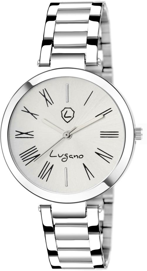 Lugano LG 2041 Elegant Silver Analog Watch For Women