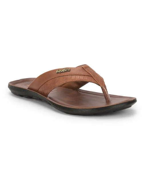 Aqualite Mens Black, Tan Sandals JioMart
