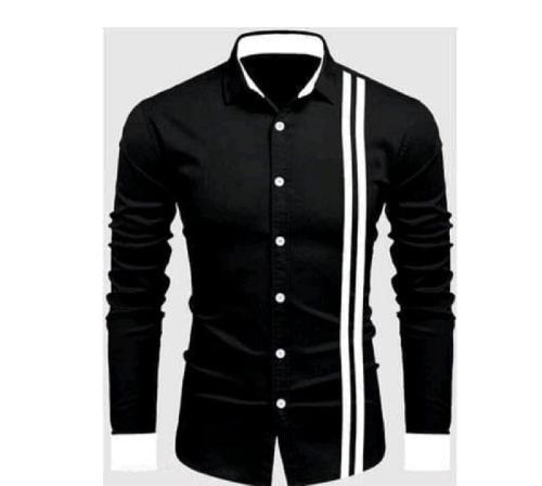 NOWT Men Formal Plain Shirt