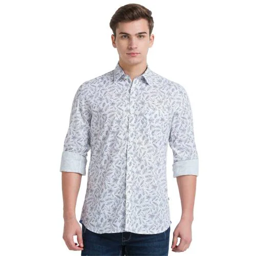 Parx Men White Formal Shirt