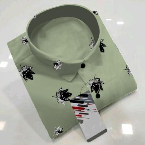 TRY THIS MENS COLLAR NECK REGULAR FIT FULL SLEEVES SHIRT