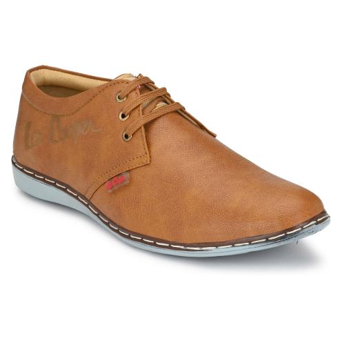 Lee Peeter Semi Formal Shoes For Men (Tan)
