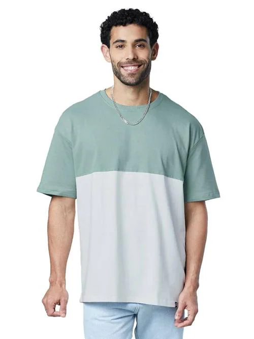 The Souled Store Men White Solid Cotton, Polyester T-Shirts