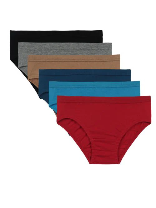 Bodycare BOYS BRIEF SOLID Pack Of 6