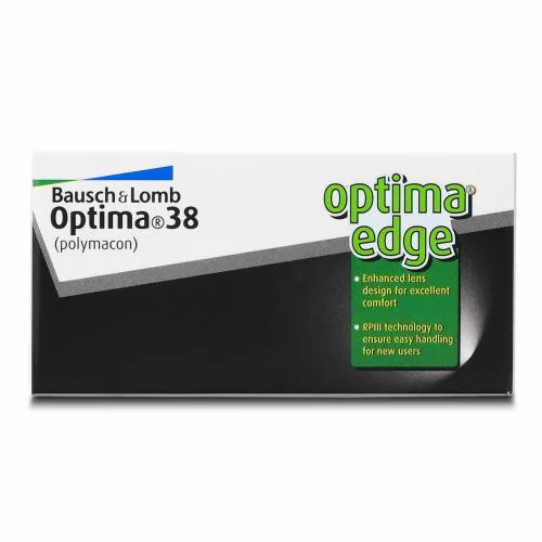 Bausch and Lomb Optima 38 Yearly Disposable Contact Lens (-1.25, Clear, 1 Lens)