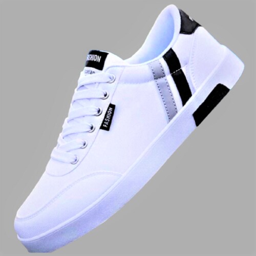trending luxury fashionable casual sneaker shoes white