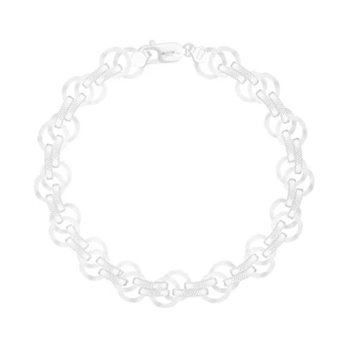 GIVA Sterling Silver Chunky Bracelet For Him For Men