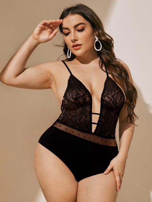Boux AVENUE Women Bodysuit Teddy Plus Size