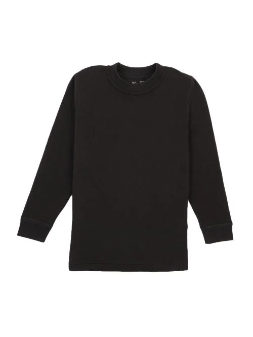 Bodycare Gold Plus Unisex Thermal Top Round Neck Full Sleeves - Navy Melange