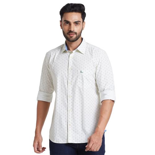 Parx Slim Fit Printed Shirt