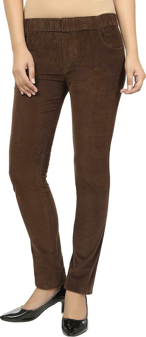 UR SENSE Brown Jegging (Solid)