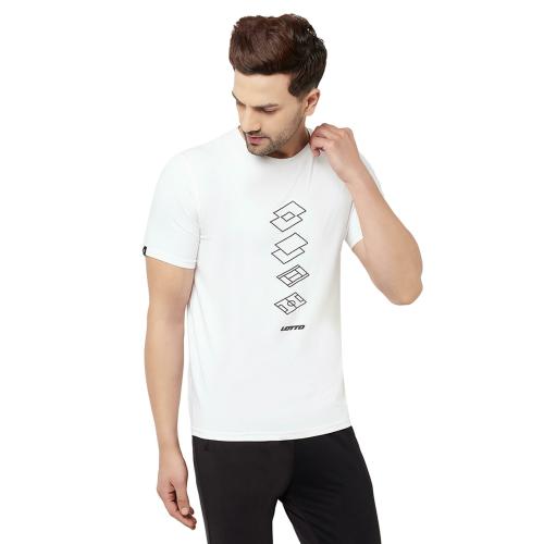 LOTTO MEN LOGO WHITE TEE TOP