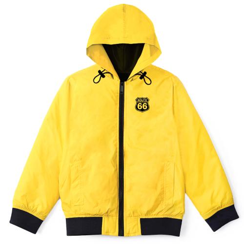 Trampoline Boys Yellow Polyester Casual Jacket Pack of 1