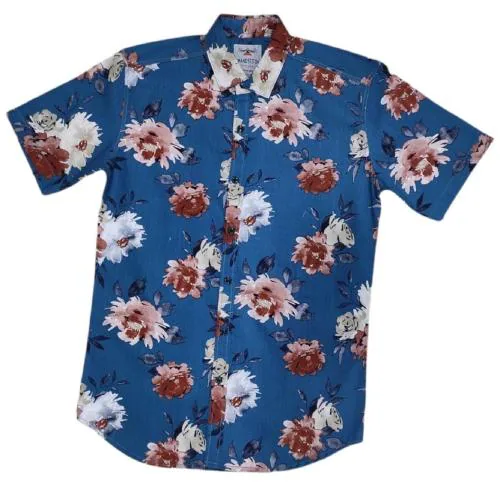 Buy GRAND STITCH MENS HALF SLEEVES PRINTED SHIRT Online at Best Prices ...