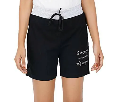 Jocker Women Black Inner Elastic Shorts