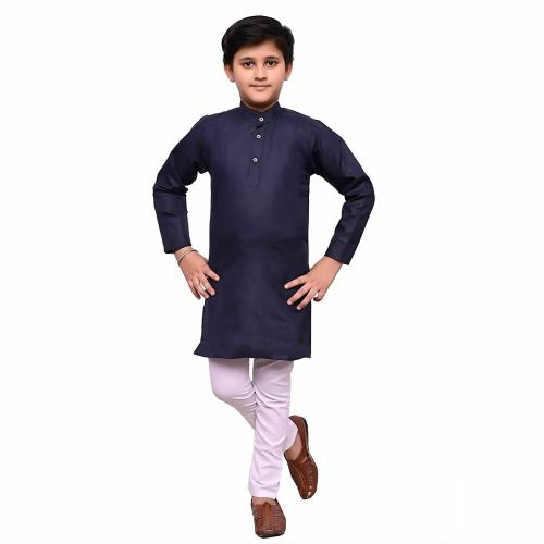 VALUE CREATION Kids Ethnic Cotton Blend Casual Festive & Party Kurta Pyjama Set for Boys VC411