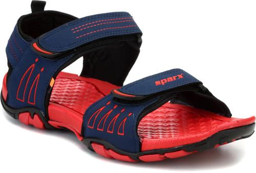 Sparx Men SS-805 Navy Red Floater Sandals