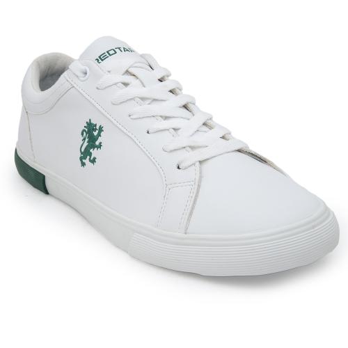 Red Tape Men White And Green Sneakers