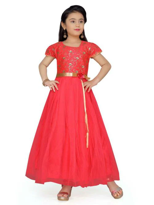 Aarika Girls Party Wear Gajri Gown