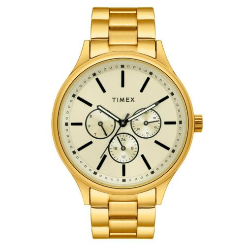 Timex Analog Gold Dial Men Watch-TWEG18415