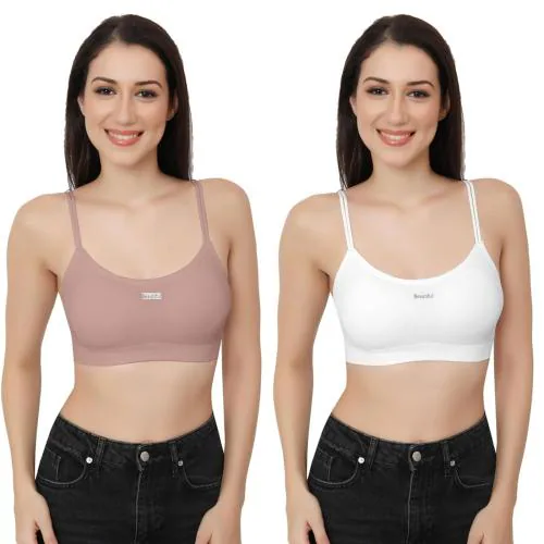 LADHAVA Bra | Bra For Women | Sports Bra | Underwire Bra | Seamless Bra | Cotton Bra | Comfortable Bra | Everyday Bra | Padded Bras | Womens Bras | Silp For Women | Silp | Silp For Girls-(Pink & White)-28