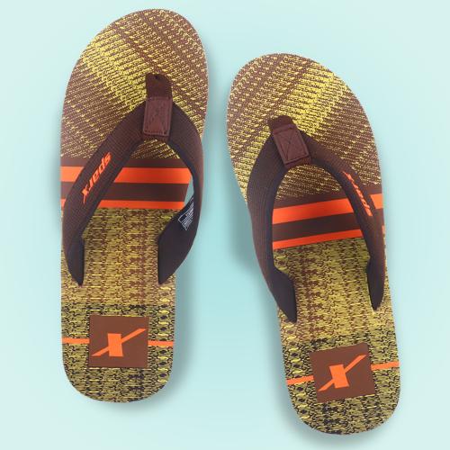 Sparx Brown Casual Slippers Men SFG-49