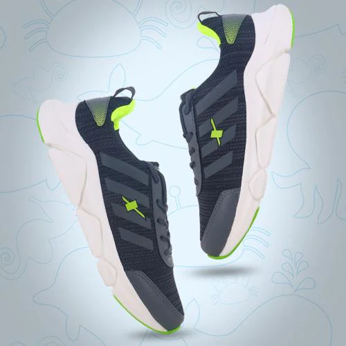 Sparx Grey Sports Shoes Kids SK-892