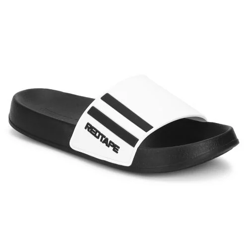 RedTape Men White Sliders