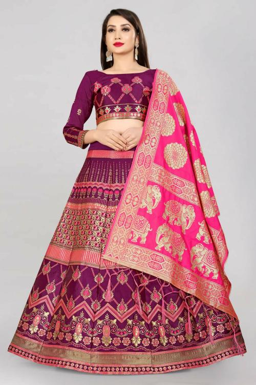 Fancy Banarasi Lehenga choli Dupatta