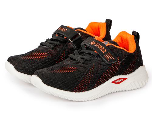 RU SHAZZ Casual Shoes For 4.5 Years to 5 Years Old Kids Boys & Girls Sporty Design Slip-On Light Weight Sneakers For Children-Model-TRENDY,Size-12,Black