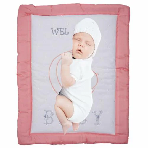 MONI MINI THE BRAND Newborn Baby Welcome Mattress Set Square Reversible Born Baby & Mom Bedding Set Baby Mattress Soft Cotton, Godari, Crib Sheet, Cartoon Mat, and Multicolored New Born Baby Godari, Cradle Bed, Baby Bed Mattress, Godadi Age(0-1.5yr)1 pcs