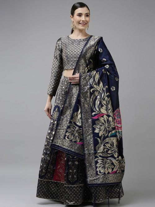 Fancy Banarasi Lehenga choli Dupatta