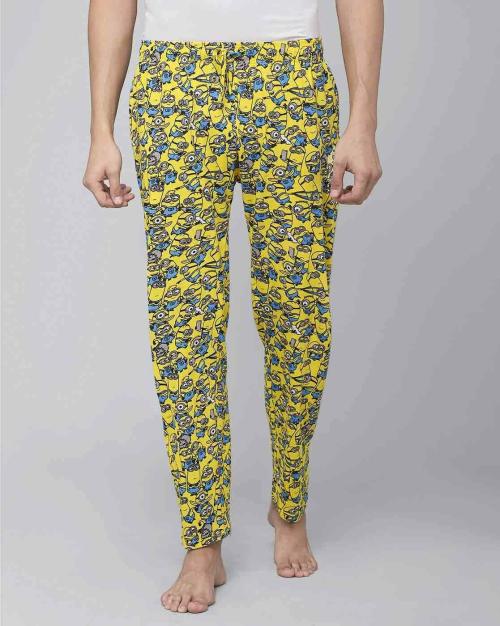 Free Authority Men Minions Printed Yellow Pyjama